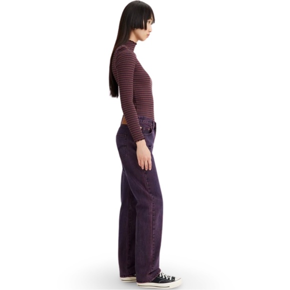 Levi's® Premium 501® ‘90S Women’s Colored Denim Jeans in Chroma Acid Purple - Picture 5 of 16